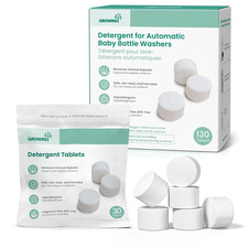 Bottle Washer Detergent Tablets, 130 Count, Deep Cleaning, Compatible with All B