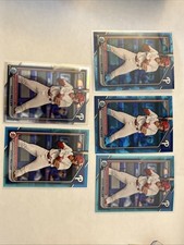 2024 Bowman Chrome Aidan Miller Sapphire (2) Sky Blue Refractor, 24 Base + More