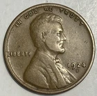 1924-S Lincoln Wheat Penny Cent San Francisco Mint E212