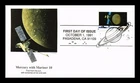 US COVER MERCURY WITH MARINER 10 SPACE EXPLORATION FDC FLEETWOOD