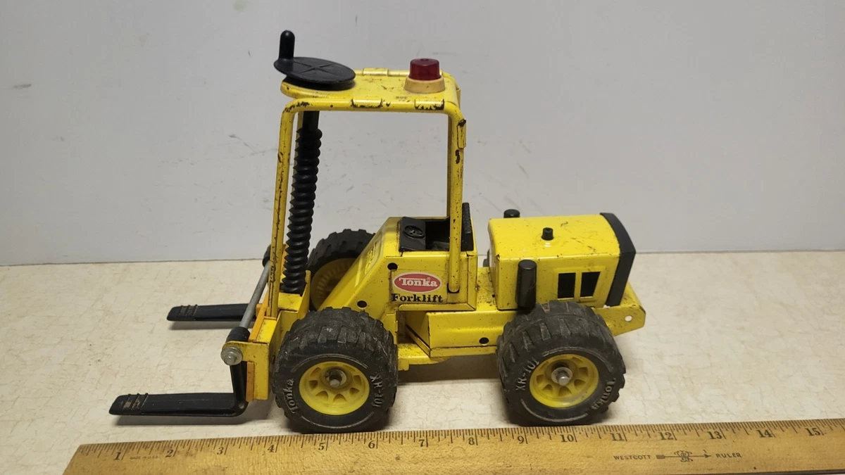 Tonka Forklift Indiana Vintage Manufacture Diecast Construction