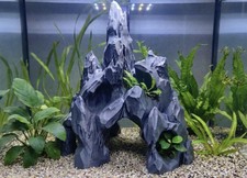 Aquarium Terrarium Tall Mountain Cave Hiding Spot