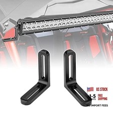 Upper Roof Light Bar Bracket Mounts Adjustable for 40"-42" Curved/Straight