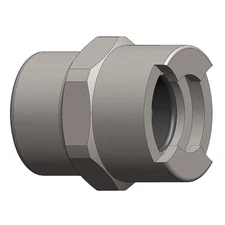 DIXON VALVE & COUPLING 4NF6 Quick Connect,Socket,1/2" Body,3/4"-14 5CGK4