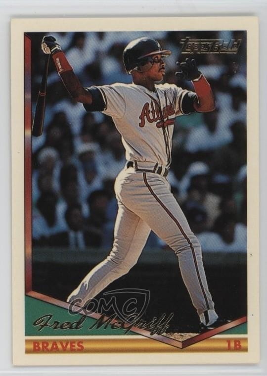 1994 Topps Gold Fred McGriff #565 HOF 0o3x