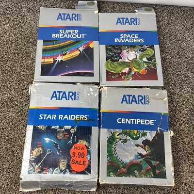 Vintage Atari 5200 Game Lot of 4 All Tested And Working Atari 5200 Classics Lot