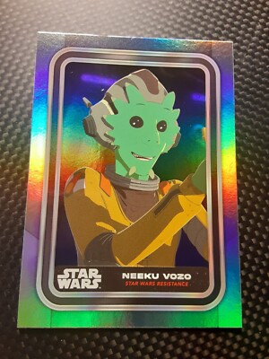 2023 Topps Star Wars Flagship RAINBOW FOIL Parallel Card NEEKU VOZO ...