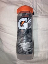Gatorade GX 30oz Sports Black/Gray  Water Bottle with Lid 