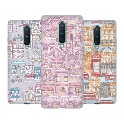 HEAD CASE DESIGNS DOODLE MAPS SOFT GEL CASE FOR GOOGLE ONEPLUS PHONES