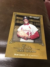 BOB GIBSON 2002 Donruss Elite Series #18 Cardinals HOF'er #d /2500 NM