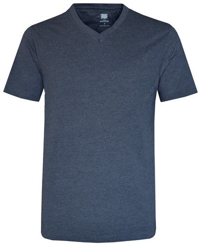 4 Pack V-Neck T-shirts Short Sleeve Plain Tops Classic Essential Tees Multipack - Picture 6 of 12