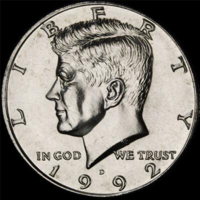 JFK1992♡ 1992 D Kennedy Half Dollar - BU | eBay UK