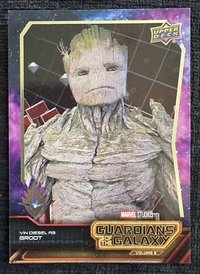 Vin Diesel as Groot 2024 Upper Deck Guardians of the Galaxy Vol. 3 #E-6 Ensemble