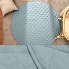 Round Linen Cotton Baby Play Mat Capri 130cm Diameter by Little Gem