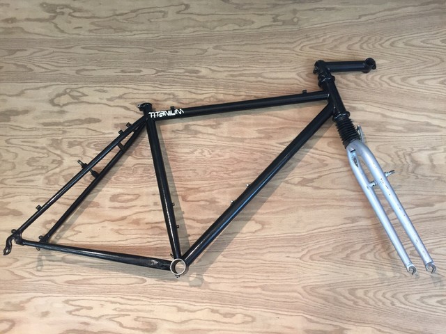 19 Marin Muirwoods 26 Urban City Street Bike Frame Chromoly Steel Black For Sale Online Ebay