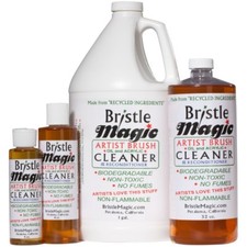 Bristle Magic Artists BRUSH CLEANER - oil acrylic watercolour paint - ALL SIZES