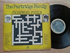 The Partridge Family CROSSWORD PUZZLE - Singapore Malaysia 12" LP David Cassidy
