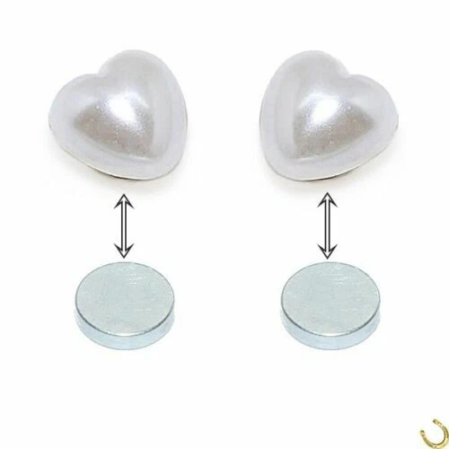 Mode-Ohrschmuck Imitationsperle Herz