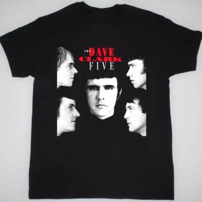 NEW Classic The Dave Clark Five Black All Size T-Shirt BL953