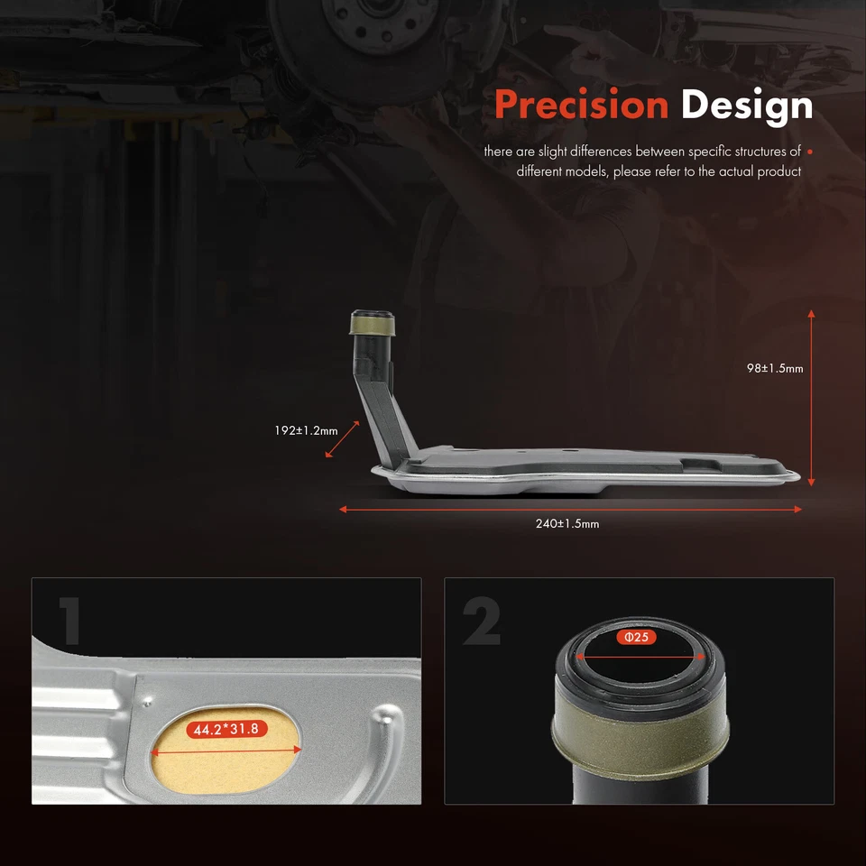 Kit de filtro de transmissão automática para GMC Yukon Sierra 1500/2500/3500 Canyon - Imagem 4 de 4