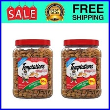 TEMPTATIONS MIXUPS Crunchy Soft Cat Treats Backyard Cookout Flavor 30 oz. 2 Pack