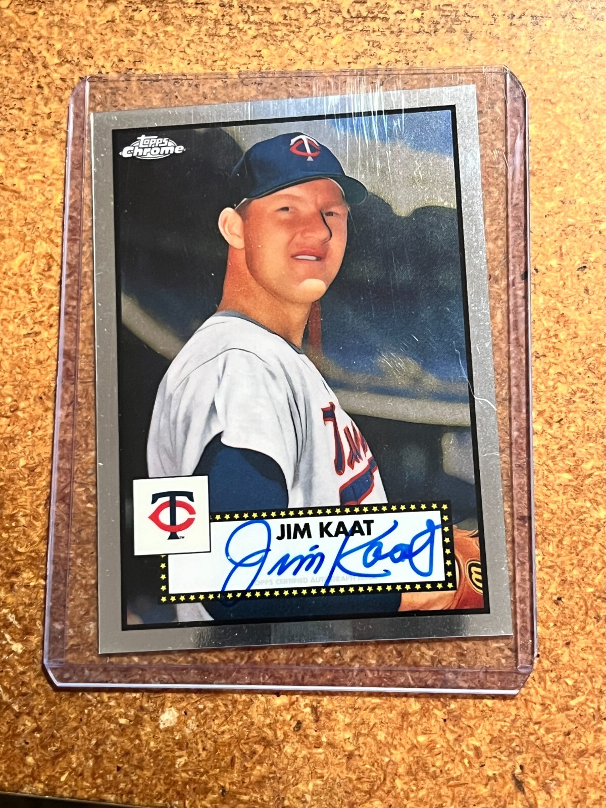 2021 Topps Chrome Baseball Platinum Anniversary # PA-JKA Jim Kaat Autograph