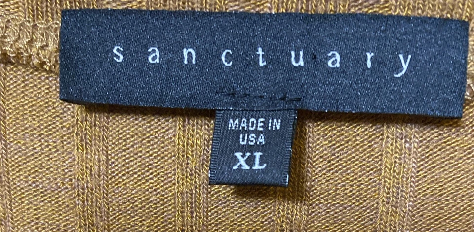 SUÉTER COSTELA ACONCHEGANTE MARROM RICO SANTUÁRIO COM MANGAS DE MALHA PRETA E COSTAS TAMANHO XL - Imagem 4 de 4