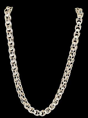 Sterling Silber Drachenschuppen Halskette
