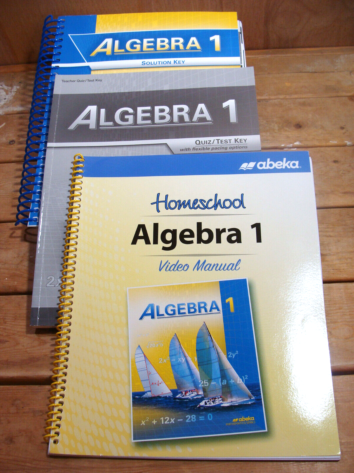 Algebra 1 (A Beka Book) Abeka Homeschool Solution Key Quiz Test Video ...
