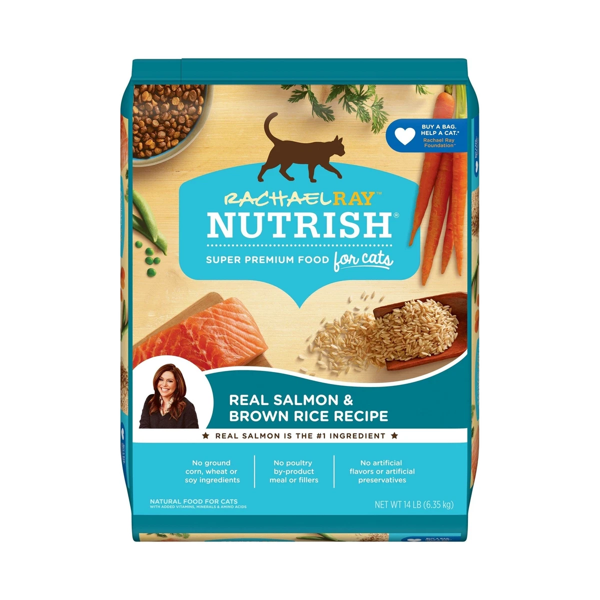Rachael Ray Nutrish Super Premium Dry Cat Food with Real Meat