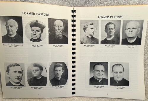 Vtg. Book 125th Anniversary Of St. James Catholic Church Haubstadt IN History - Picture 3 of 10