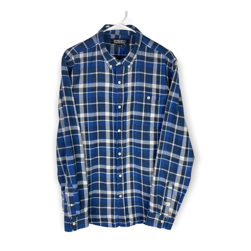 Ezekiel Button Front Flannel Shirt Men 