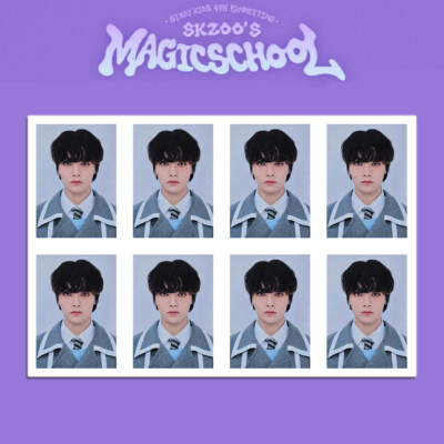 Kpop Stray Kids SKZOO's Magic School ID PHOTO Uniform ID Photo