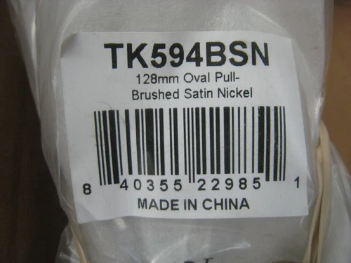 Lot of 5 pcs of Top Knobs Mercer Oculus 5-1/16" Drawer/Cabinet Pulls TK594BSN - Picture 4 of 7