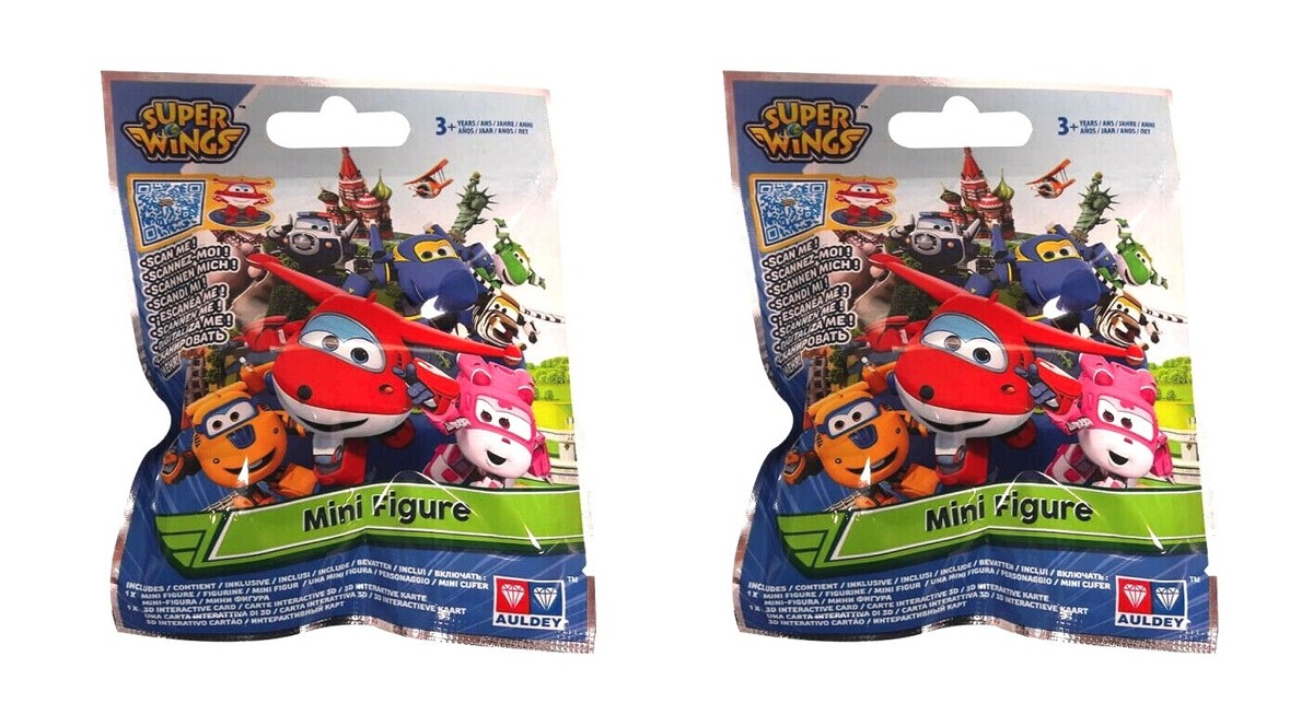 2 x Super Wings Blind Bag Mini Figure Mystery pack | eBay