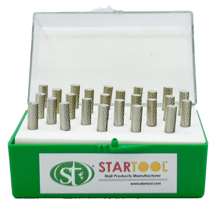 Startool Acrylic Nail Drill 3/32" STC Coarse (Small Head) Silver *( Single )
