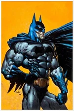 Batman Wizard Cover Poster – Simon Bisley Art Reprint from Issue #77 (1998)