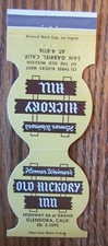 GLENDORA, CALIFORNIA: OLD HICKORY INN ROUTE 66 JEWELITE MATCHBOOK MATCHCOVER E13