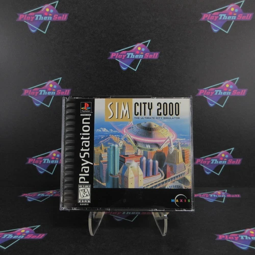 SimCity 2000 PS1 PlayStation 1 + Reg Card Complete - 1 Year Warranty EX Cond