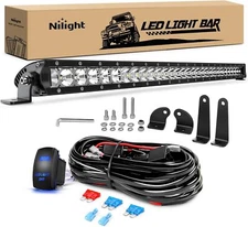 Nilight LED Light Bar 31inch 150W Spot Flood Combo Super Slim 14500LM Off Road