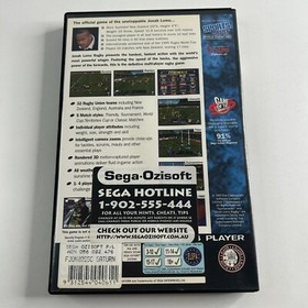 Jonah Lomu Rugby (Sega Saturn, 1997 PAL) Game Complete With Manual VGC