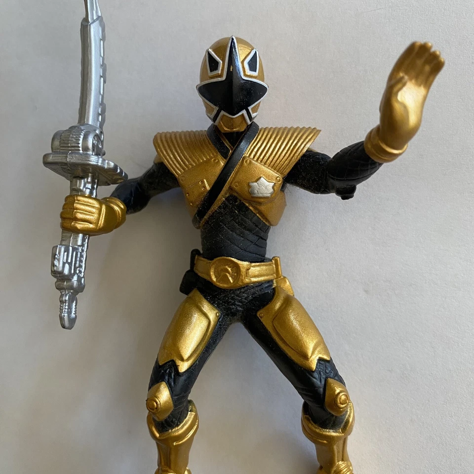 Figura de acción Power Rangers Super Samurai OctoZord Mega y Bandai Red Ranger Foto 3 de 4