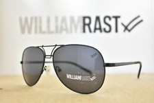 Authentic William Rast Sunglasses WRS 2013 Silver Black Metal Frame