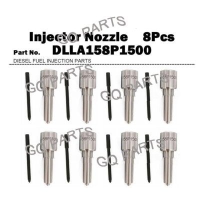 DLLA158P1500 8x Injector Nozzle for 06-07 Chevy GMC Duramax LBZ 6.6L ...