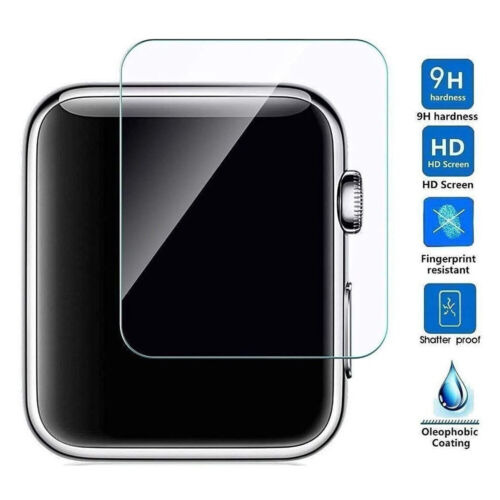 For Apple Watch Series 7 8 9 45mm/41mm Tempered Glass Screen Protector+Soft Case - Picture 2 of 9