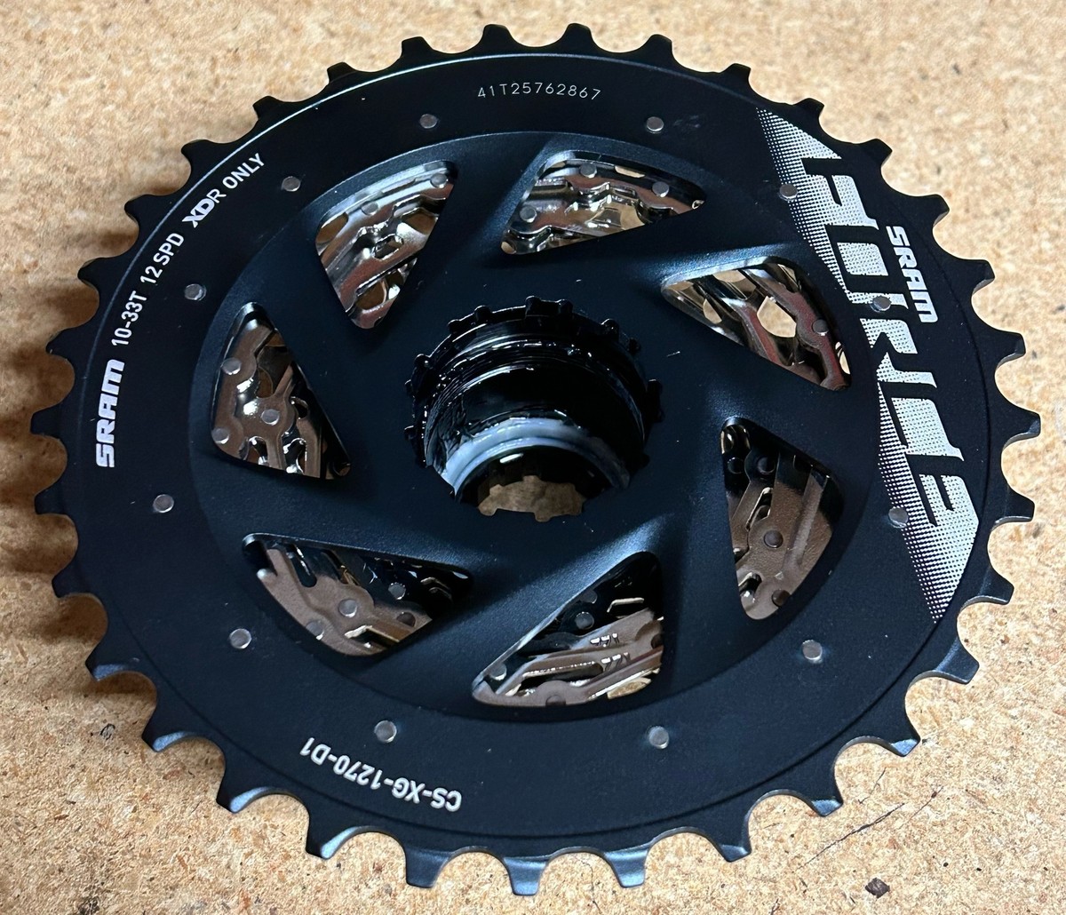 SRAM FORCE XG-1270 10-33T 12S XDR スプロケット SRAM Force XG-1270 Cassette (Silver) (12 Speed) (XDR) (10