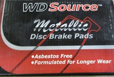 BRAND NEW WD SOURCE BRAKE PADS 102.05920 / D592 FITS VEHICLES ON CHART