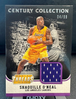 2016-2017 Panini Threads Shaquille O'Neal Game Used Jersey Patch /99
