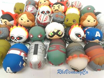 40 Random Marvel Tsum Tsum Collectible Keyrings Keychains Lot