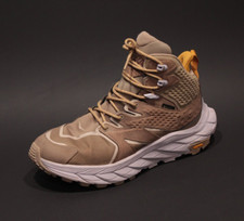 Hoka One One Anacapa Mid GTX Womens Hiking Shoes size 9B Brown Vibram Sole